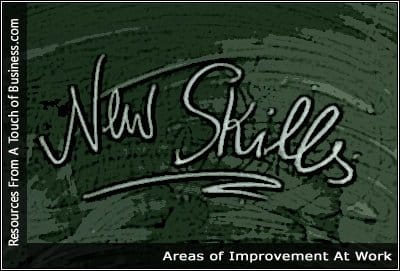 New Skills written on a background