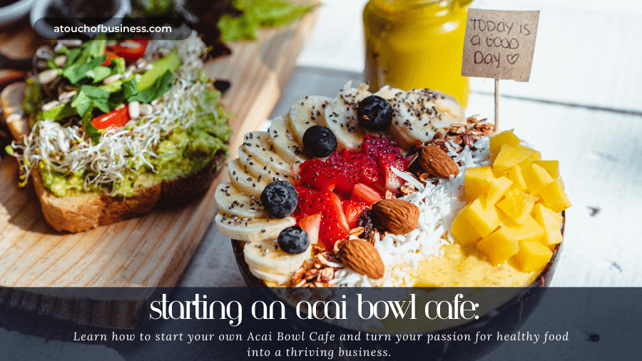 An Acai Bowl on a table.