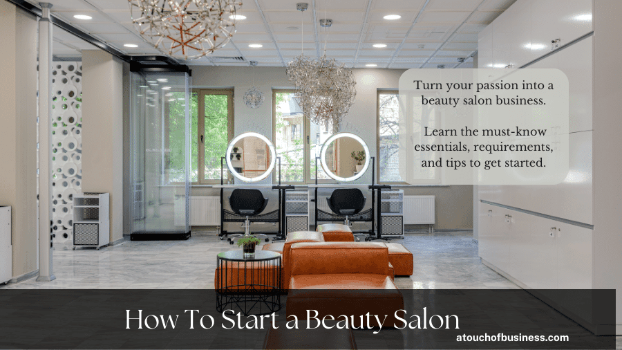 An empty beauty salon.