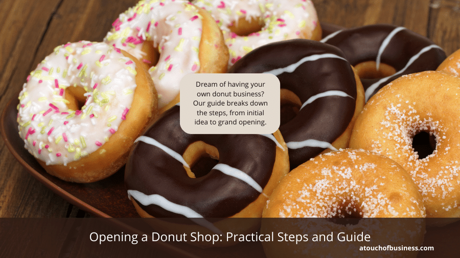 Assorted donuts on a plate.