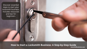 A Locksmith Fixing Door Lock.