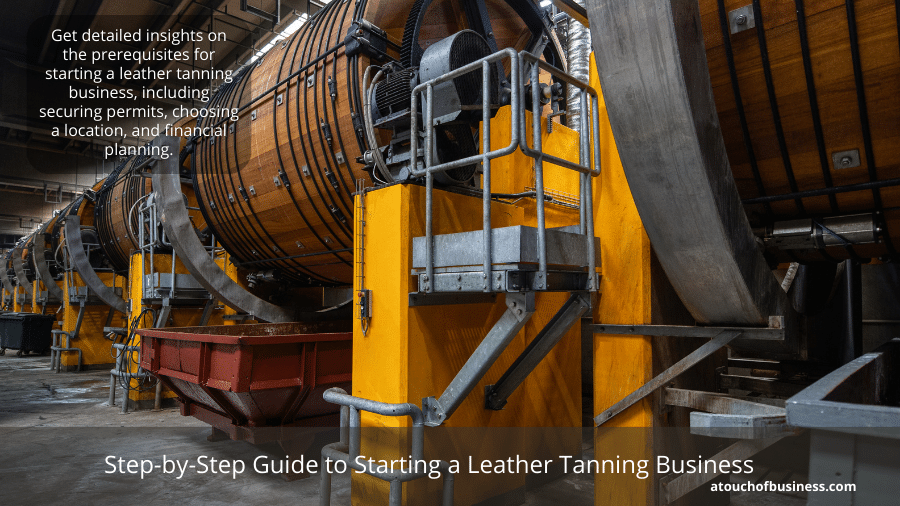 Leather workshop. Large wooden barrels for the tanning of leather.