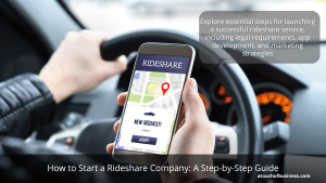 Driver in car using the rideshare app.