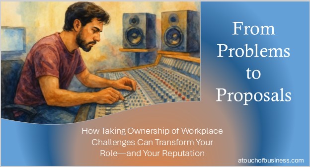 Focused music producer adjusting mixing console in studio, watercolor style.
