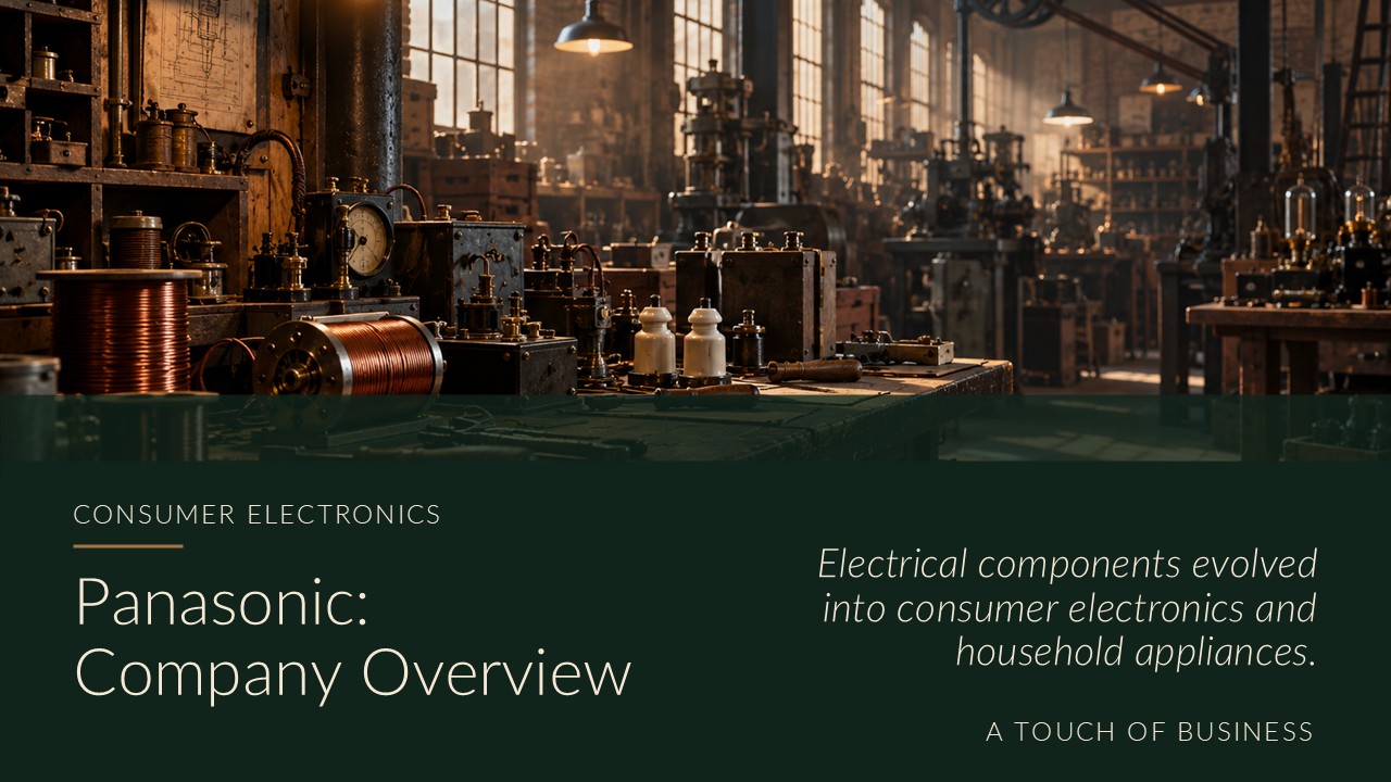Early electrical workshop with copper coils, meters, ceramic insulators, and belt-driven machinery.