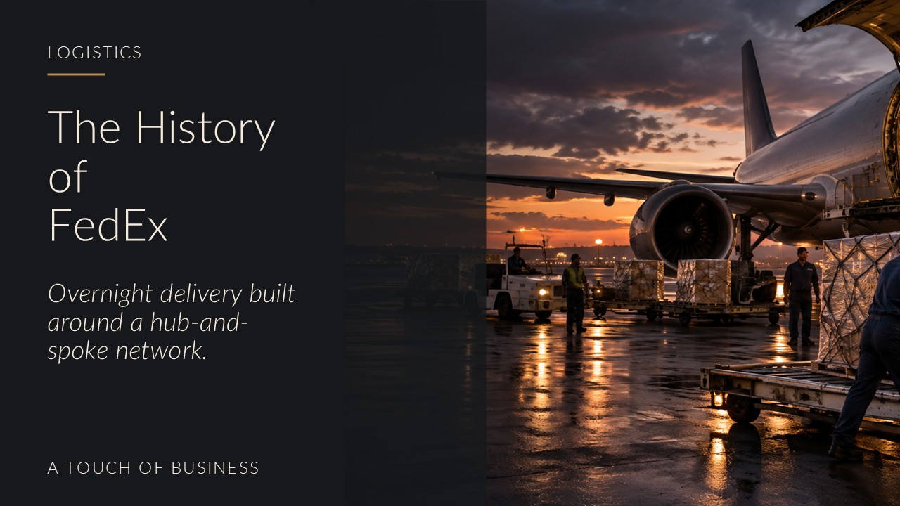 Cargo aircraft being loaded with freight on a wet airport tarmac at sunset.