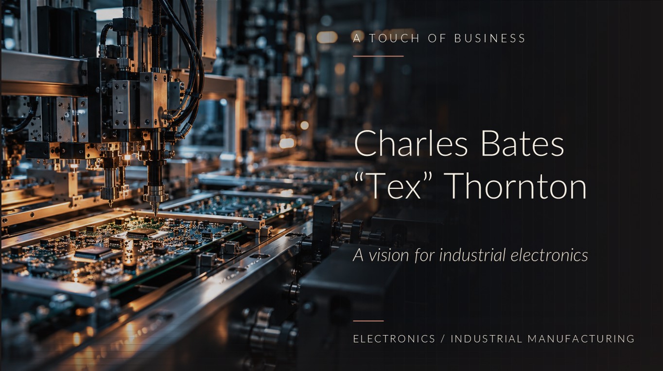 Automated industrial electronics machinery and printed circuit boards in a dark factory.